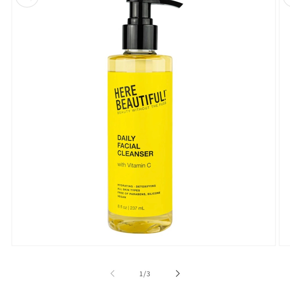 Daily Facial Cleanser by Here Beautiful